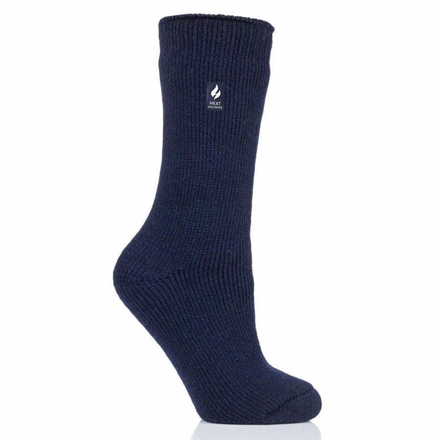 * Basics Womens Heat Holders Camellia Solid Crew Socks Basics