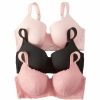 * Basics Womens Delta Burke 3Pk. Plus Bra Db5451-3Pkd Basics