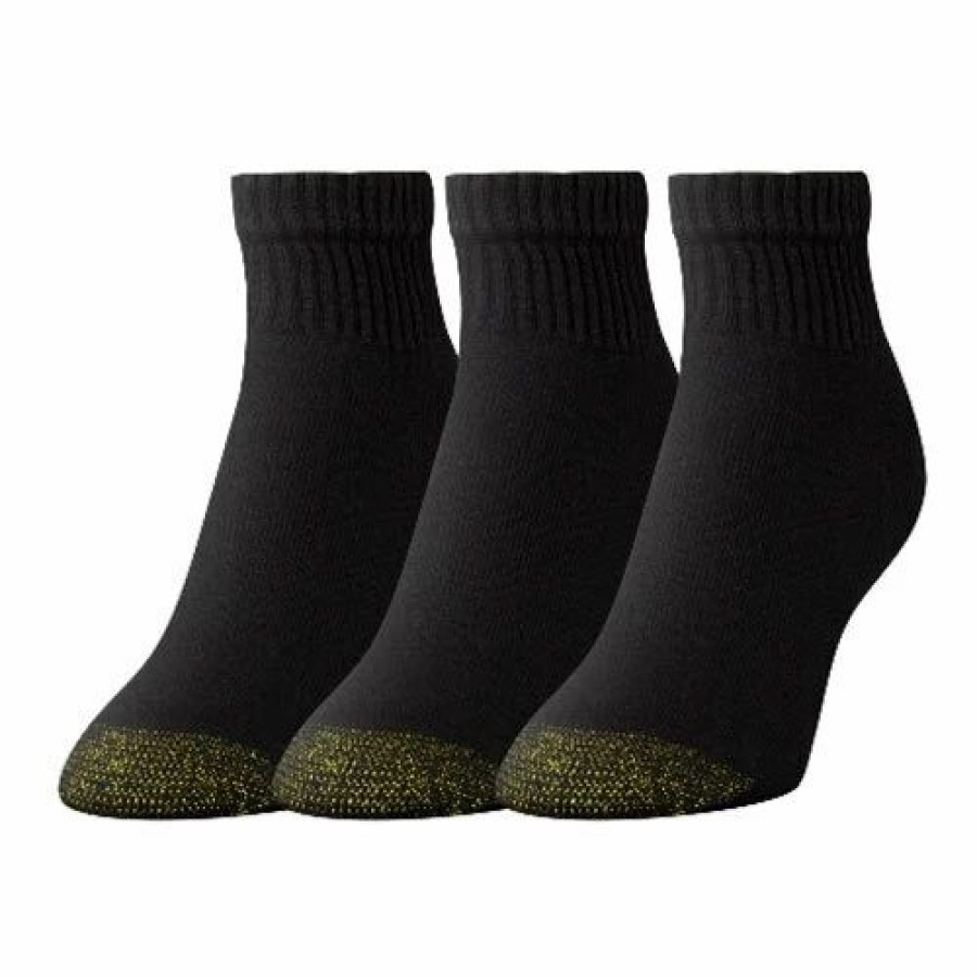 * Basics Womens Gold Toe 3Pk. Ultra Tec Ankle Socks Basics