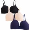 * Basics Womena Nautica 3Pk. Nylon Wire-Free Bras Nt2332-3Pkz Basics