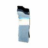 * Basics Womens Gold Toe 3Pk. Non-Binding Ribbed Crew Socks Basics