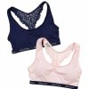 * Basics Womens Nautica 2Pk. Laser Lounge Bralettes Nt6125-2Pka Basics