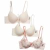 * Basics Womens Vince Camuto 3Pk. Spacer Scuba Micro Laser Bra Vco51686C Basics