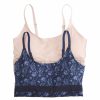 * Basics Womens Lucky Brand 2Pk. Laser Lounge Bralettes Lvd00159G Basics