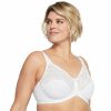 * Basics Womens Lilyette Tailored Minimizer Lace Trim Bra 0428 Basics