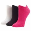 * Basics Womens Hue 3Pk. Perfect Sneaker Low Cut Ankle Socks Basics