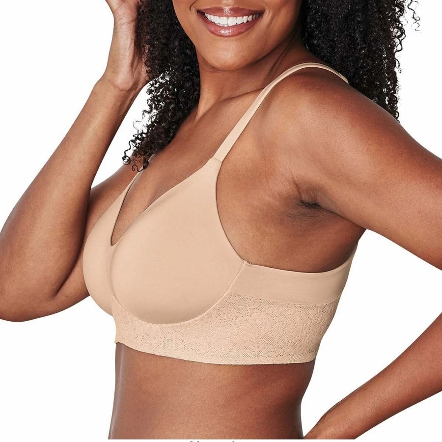 * Basics Womens Playtex Secrets Breathable Wire Free Bra Us4830 Basics