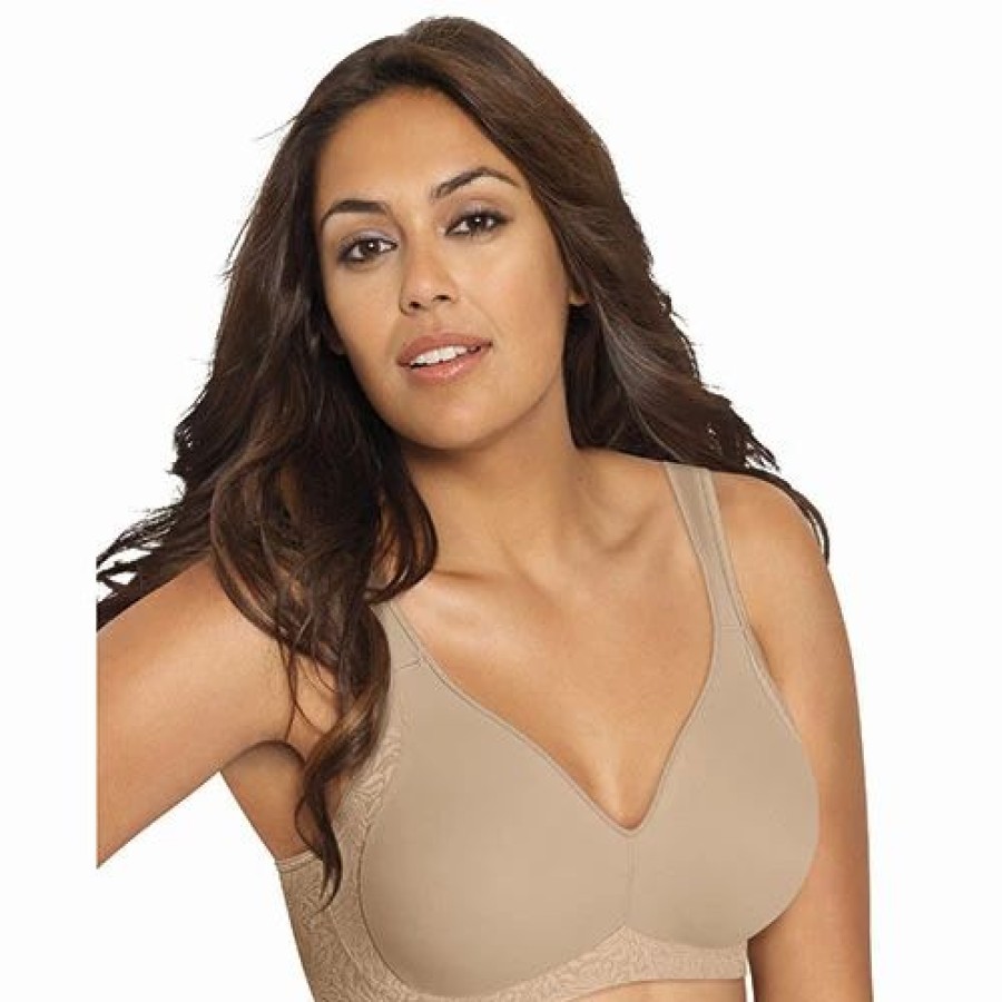 * Basics Womens Playtex 18 Hour Back Smoothing Cool Comfort Wirefree Bra Basics