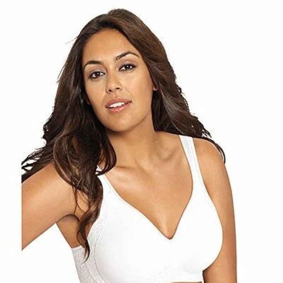 * Basics Womens Playtex 18 Hour Back Smoothing Cool Comfort Wirefree Bra Basics