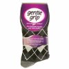 * Basics Womens Gentle Grip 3Pk. Argyle Crew Socks Basics