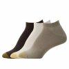 * Basics Womens Gold Toe 3Pk. Ultra Soft Legend Low Cut Socks Basics