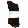 * Basics Womens Gold Toe 3Pk. Non-Binding Salon Short Crew Socks Basics