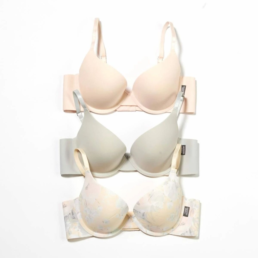 * Basics Womens Vince Camuto 3Pk. T-Shirt Bras Vco51686Dbv Basics