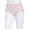 * Basics Womens Laura Ashley Brushed Laser Mid-Brief Panties Ls4063Bk Basics