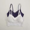 * Basics Womens Laura Ashley 2Pk. Bralettes With Lace Ls4085-2Pkf Basics