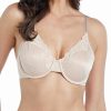 * Basics Womens Ellen Tracy Lace Trim Jacquard Bra 6409 Basics