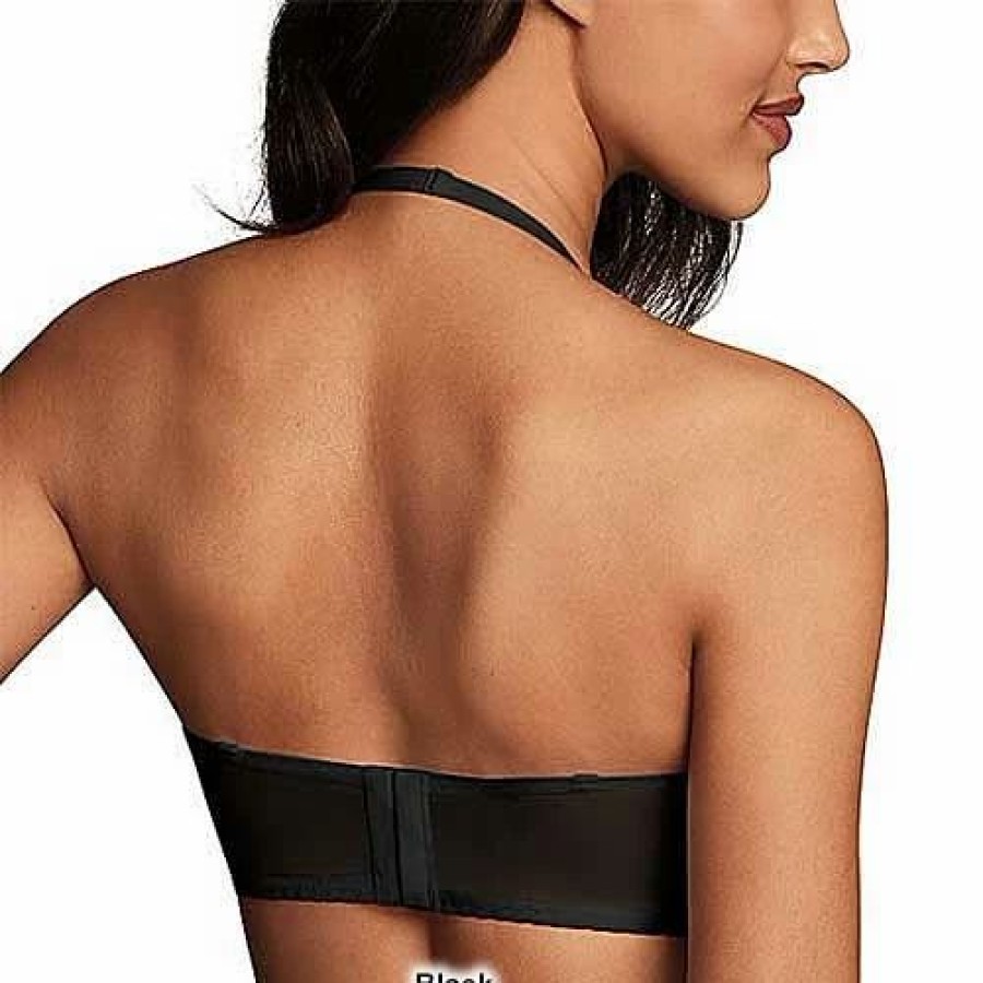 * Basics Womens Maidenform Halter Bralette With Foam Dm1188 Basics