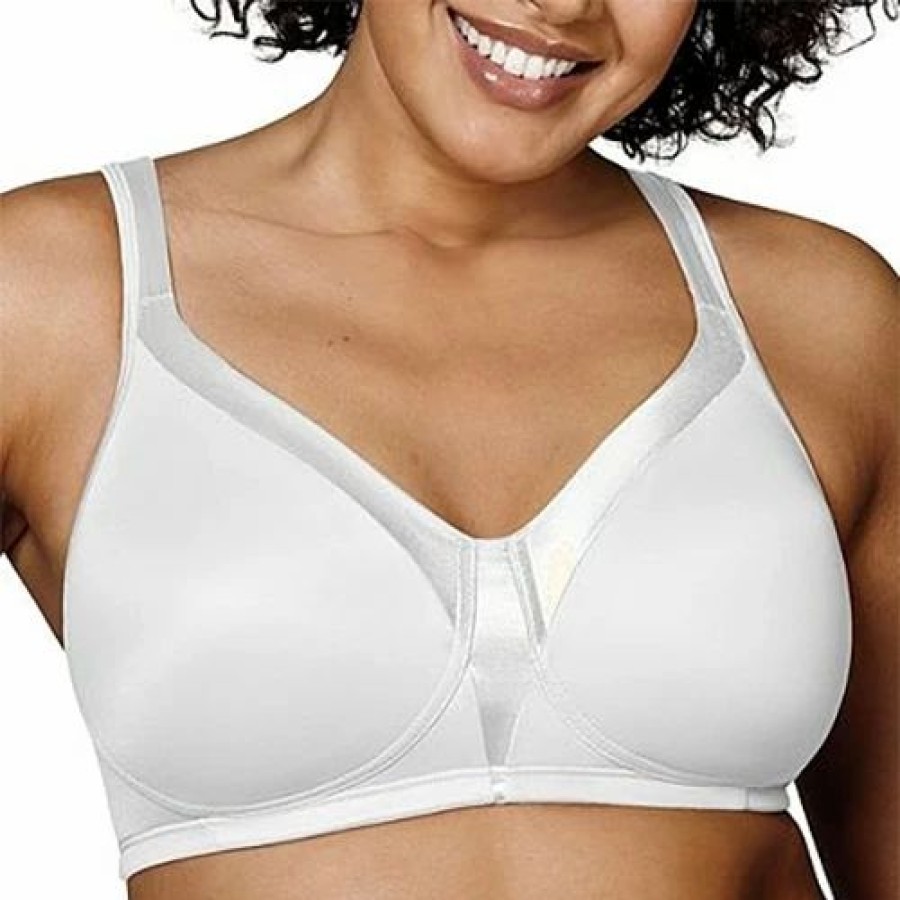 * Basics Womens Playtex 18 Hour Silky Soft Smoothing Wire-Free Bra 4803 Basics