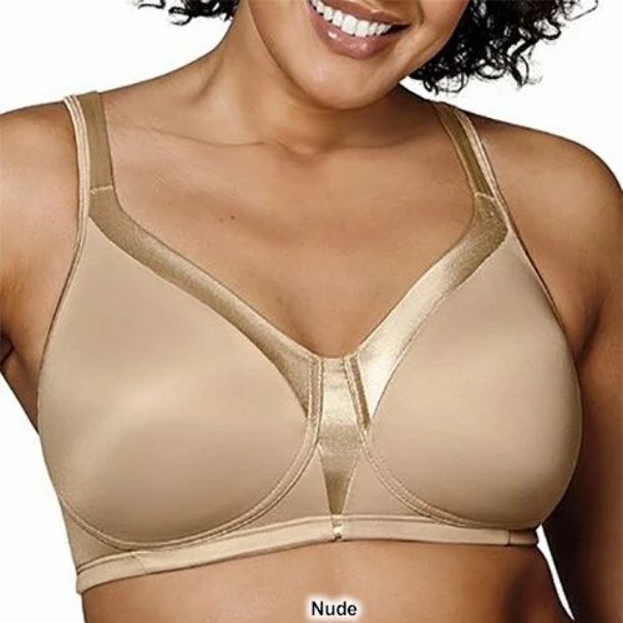 * Basics Womens Playtex 18 Hour Silky Soft Smoothing Wire-Free Bra 4803 Basics