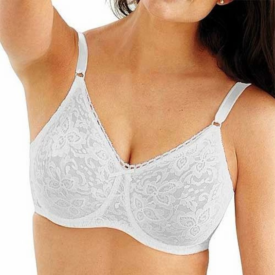 * Basics Womens Bali Lace 'N Smooth Underwire Bra 3432 Basics