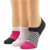 * Basics Womens Hue 3Pk. Perfect Sneaker Liner Socks Basics