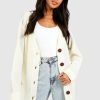 * Boyfriend Cardigan White