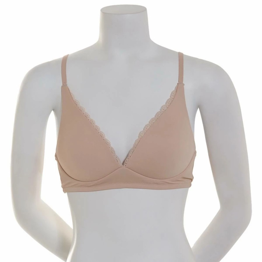 * Basics Womens Ellen Tracy Wire-Free Lounge Bras 6535 Basics