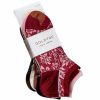 * Basics Womens Gold Toe 6Pk. Boho Paisley No Show Socks Basics